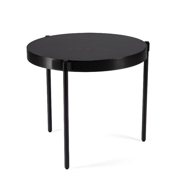 Beistelltisch Schwarz Luxus Couchtische Metall Design Elegantes Wohnzimmer