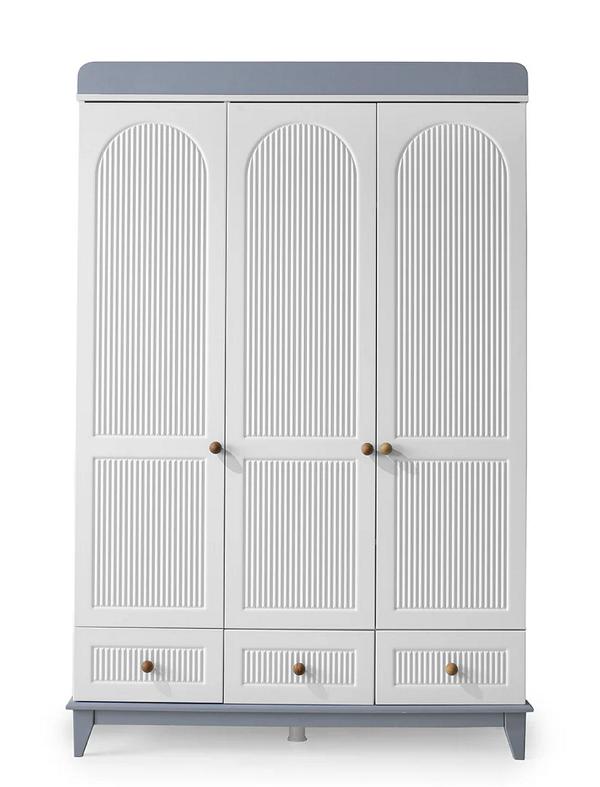 Kleiderschrank Modern Holz Schrank Design Kinderzimmer Weiß Holz Möbel Neu