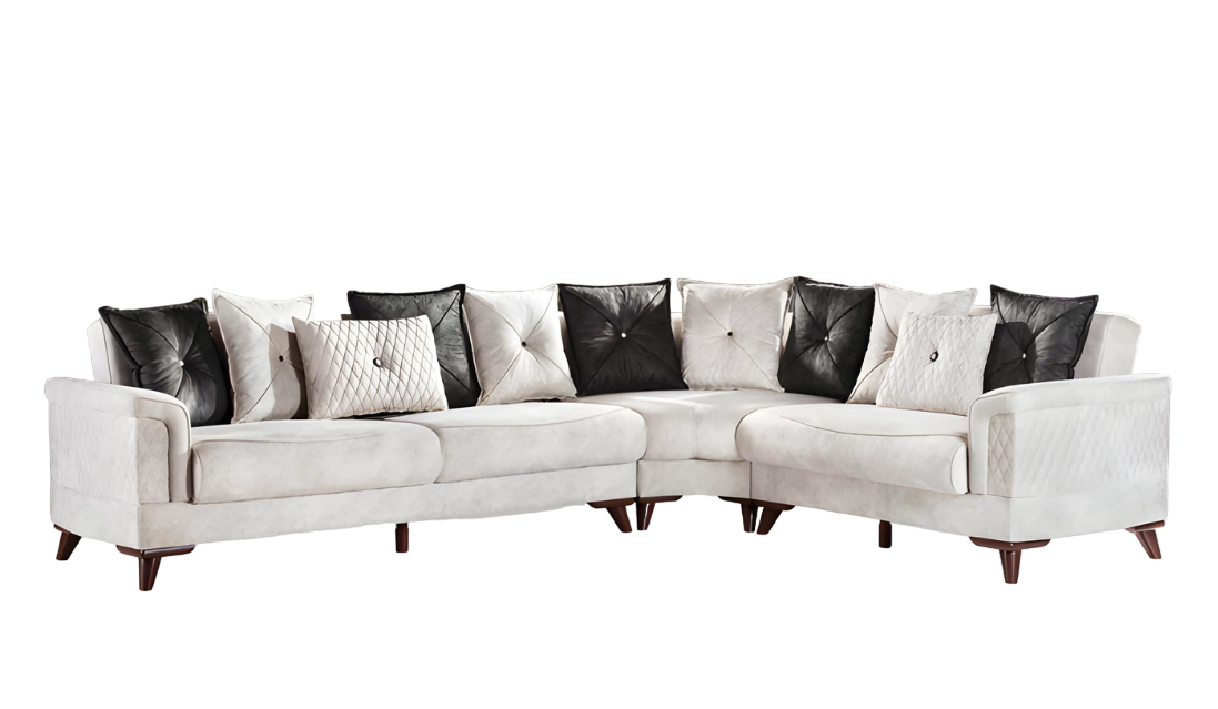 Wohnlandschaft Ecksofa Sofas Bettkasten Polstersofa Couch Sofa L-Form Eckcouch