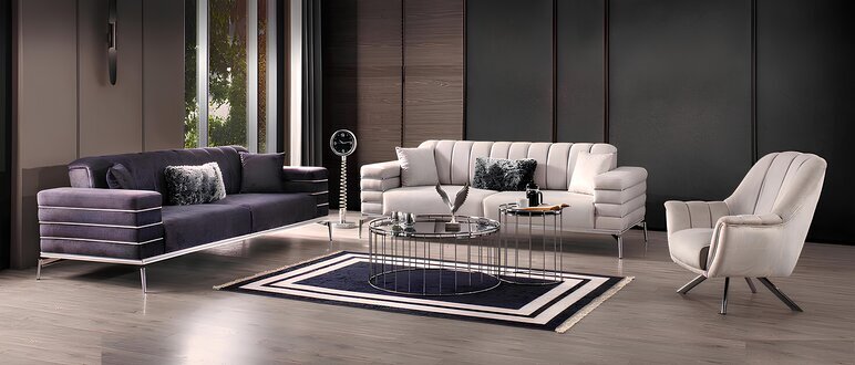 Sofagarnitur 331 Sitzer Luxus Möbel Wohnzimmer Couch Sofa Polster 3tlg.