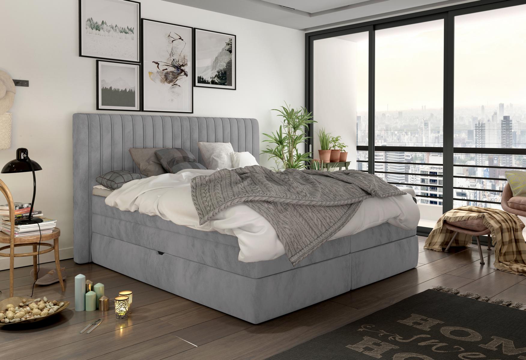 Boxspring Hotel Betten Schlaf Zimmer Luxus Bett Polster Design Luxus jvmoebel®
