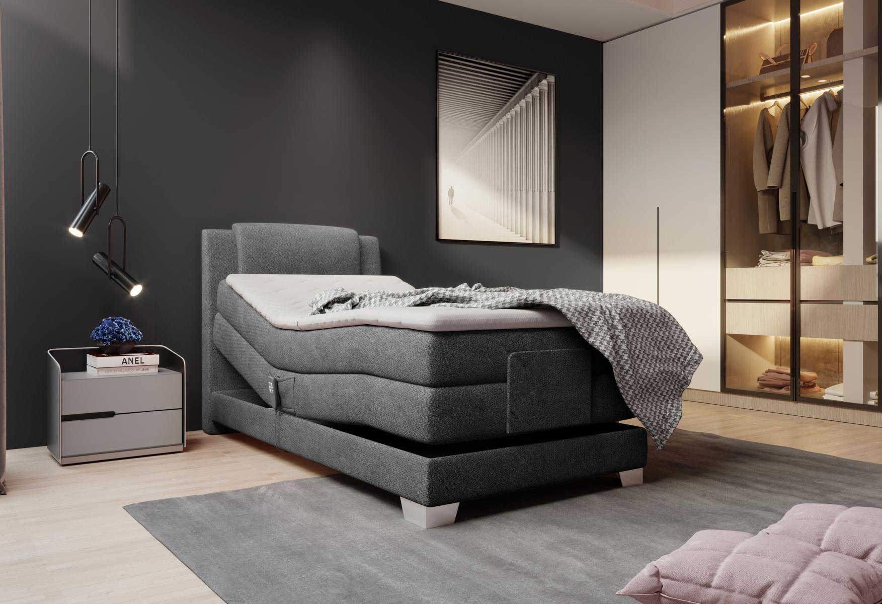 Elektrisches Boxspringbett Verstellbares Bett Doppel Betten Hotel Singel 100x200