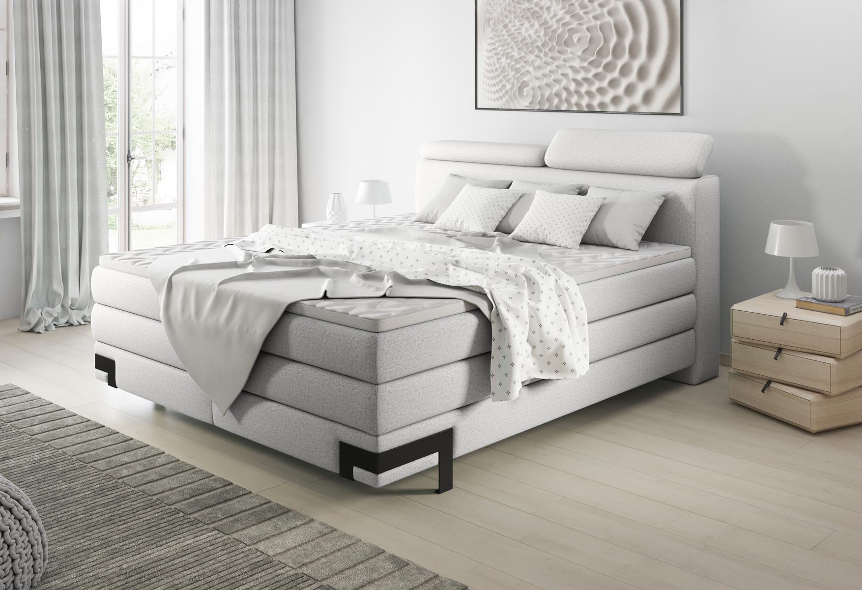 Boxspring Design Bett Betten Ehe Matratze Schlaf Zimmer Luxus Hotel Doppel Neu