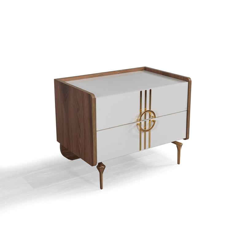 Schlafzimmer Nachttisch Modern Design Möbel Holz Luxus Beistell Nachttische