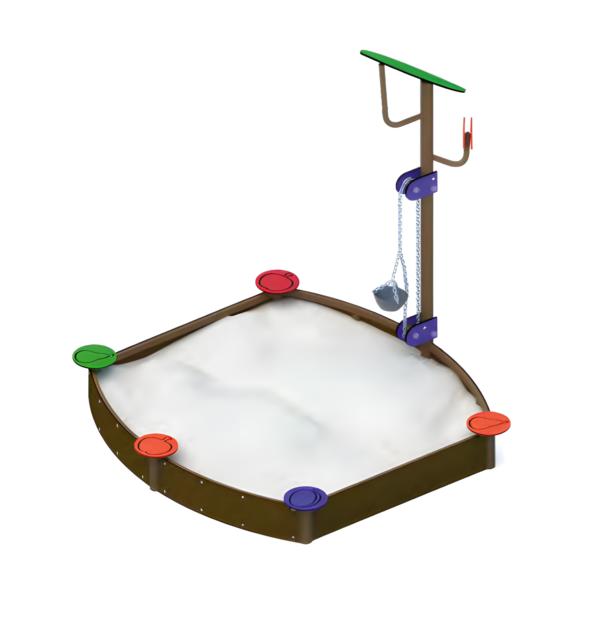 Sandkasten Spielbereich Spielgehege Sandzone Buddelbereich Sandspielzone