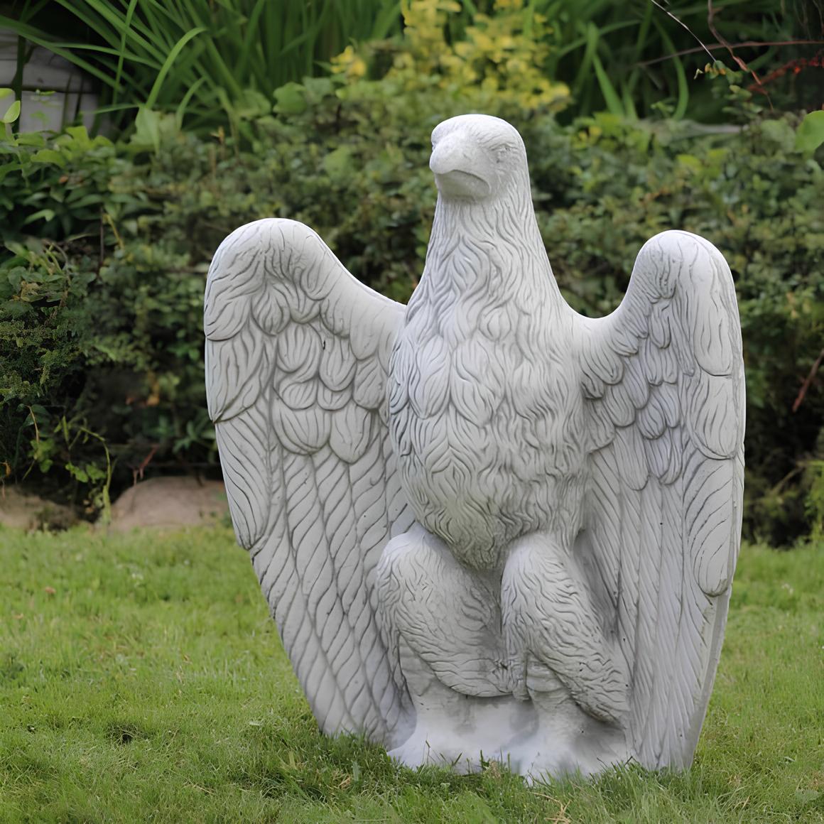 Bundes Reichs Adler Skulptur Statue Garten Figur Stein Dekoration deko 1541 Neu