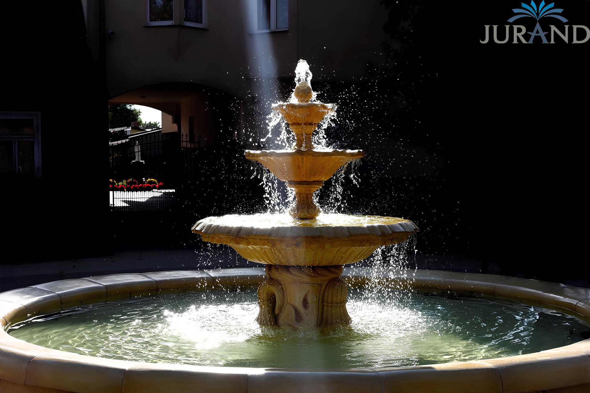 Springbrunnen Fontäne Fontaine Brunnen Wasserspiel Römische Garten Deko Neu 1030