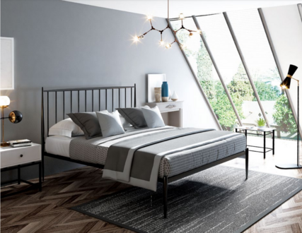 Italienische Designer Möbel Schlazimmer Bett Doppel Betten 180x200cm Leder Neu