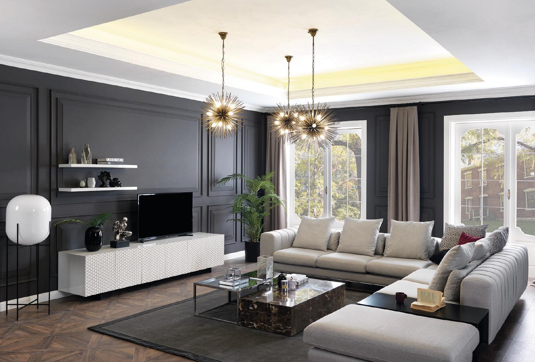 Ecksofa L Form Sofa TV Ständer Design Couchen Polster Textil 2tlg.