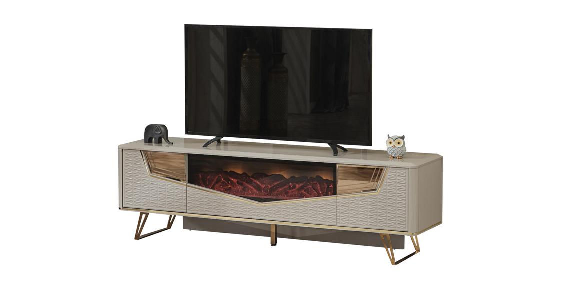 TV-Lowboard TV-Möbel Fernsehboard Medienmöbel Media-Lowboard Wohnzimmer-RTV