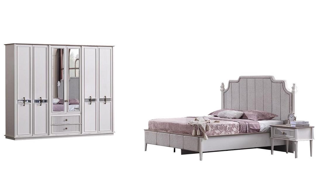Betten Nachttische Schlafzimmer Einrichtung Schlafzimmermöbel Kleiderschrank