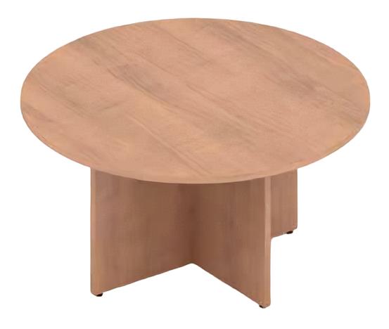 Beige Rund Schreibtisch Holztisch Tisch Arbeitstisch Wohnzimmer Büromöbel