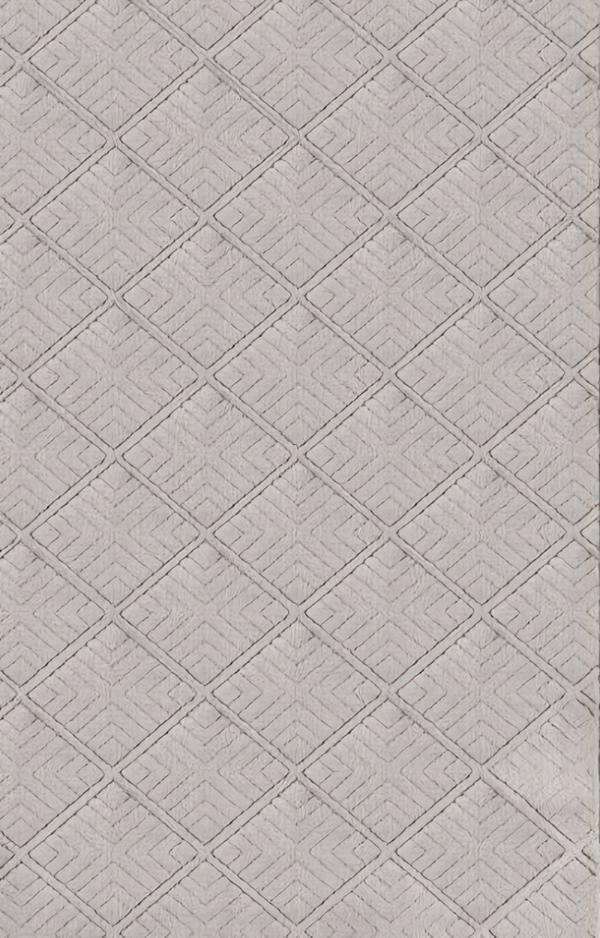 Teppich Wohnzimmerteppich Geometrisches Raute Melierte Muster Beige