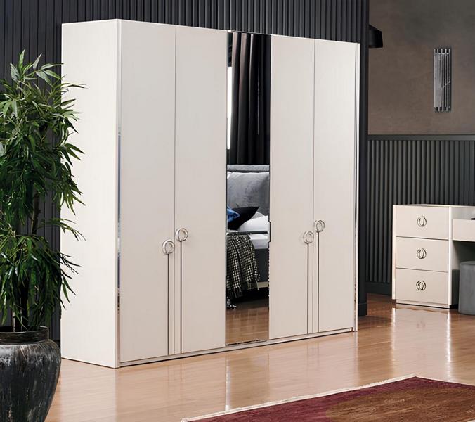 Schrank Kleiderschrank Schlafzimmerschrank Spiegel Garderobe Einbauschrank