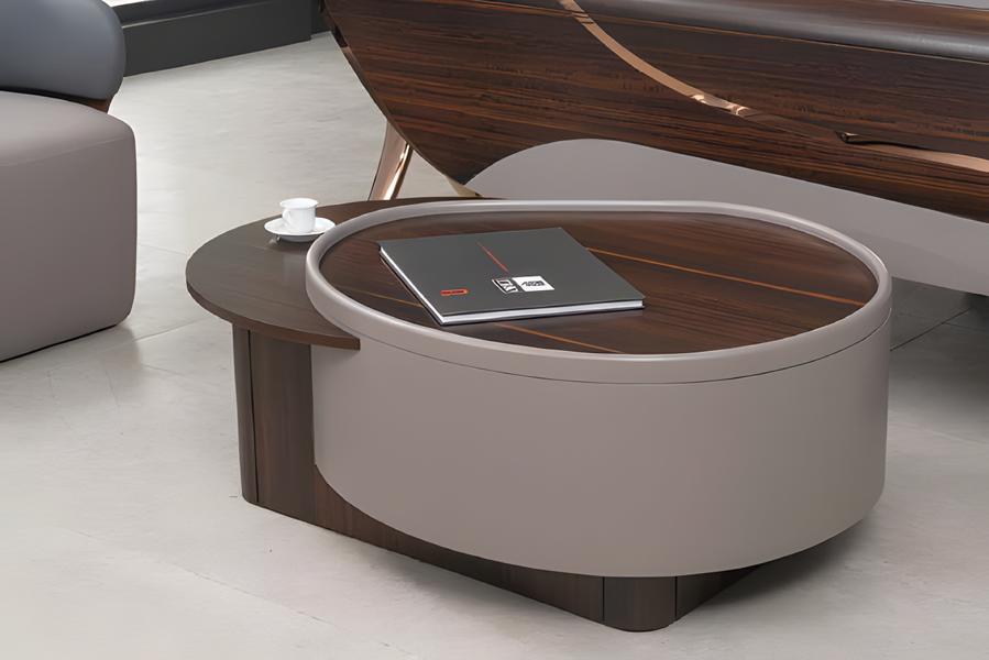 Couchtisch Braun Luxus Couchtische Holz Design Elegantes Büro 100 cm Neu
