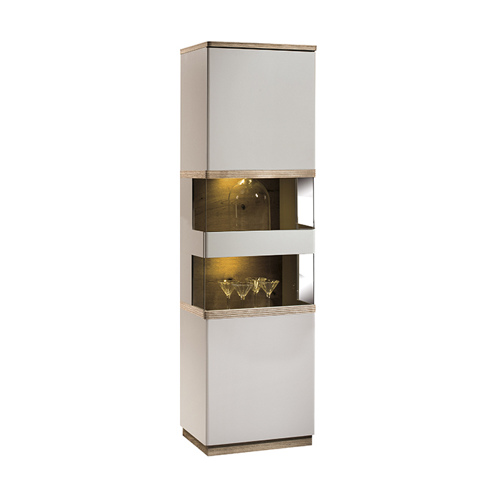 Klassische Schrank Bücherschrank Bücherregal Vitrine Vitrinenschrank Glasschrank