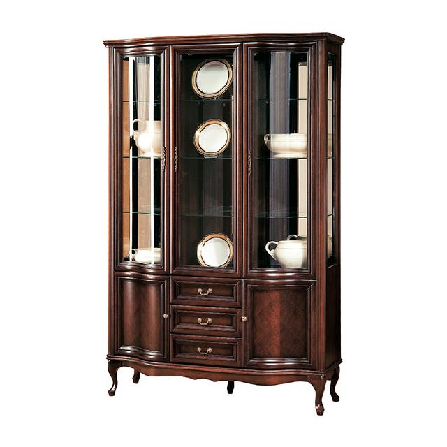Klassische Vitrine Schrank Italienische Möbel Vitrinenschrank Vitrinen Neu W-W3