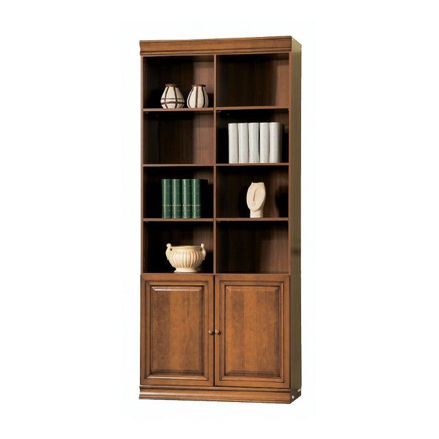 Klassische Schrank Bücherschrank Bücherregal Vitrine Vitrinenschrank Model SE-3