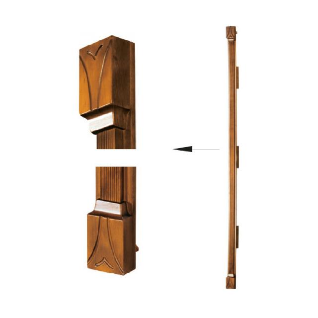 Klassische Pfeiler Abschlußsatz für Schrank Schrankwand System SE-st-A-N Pfeiler