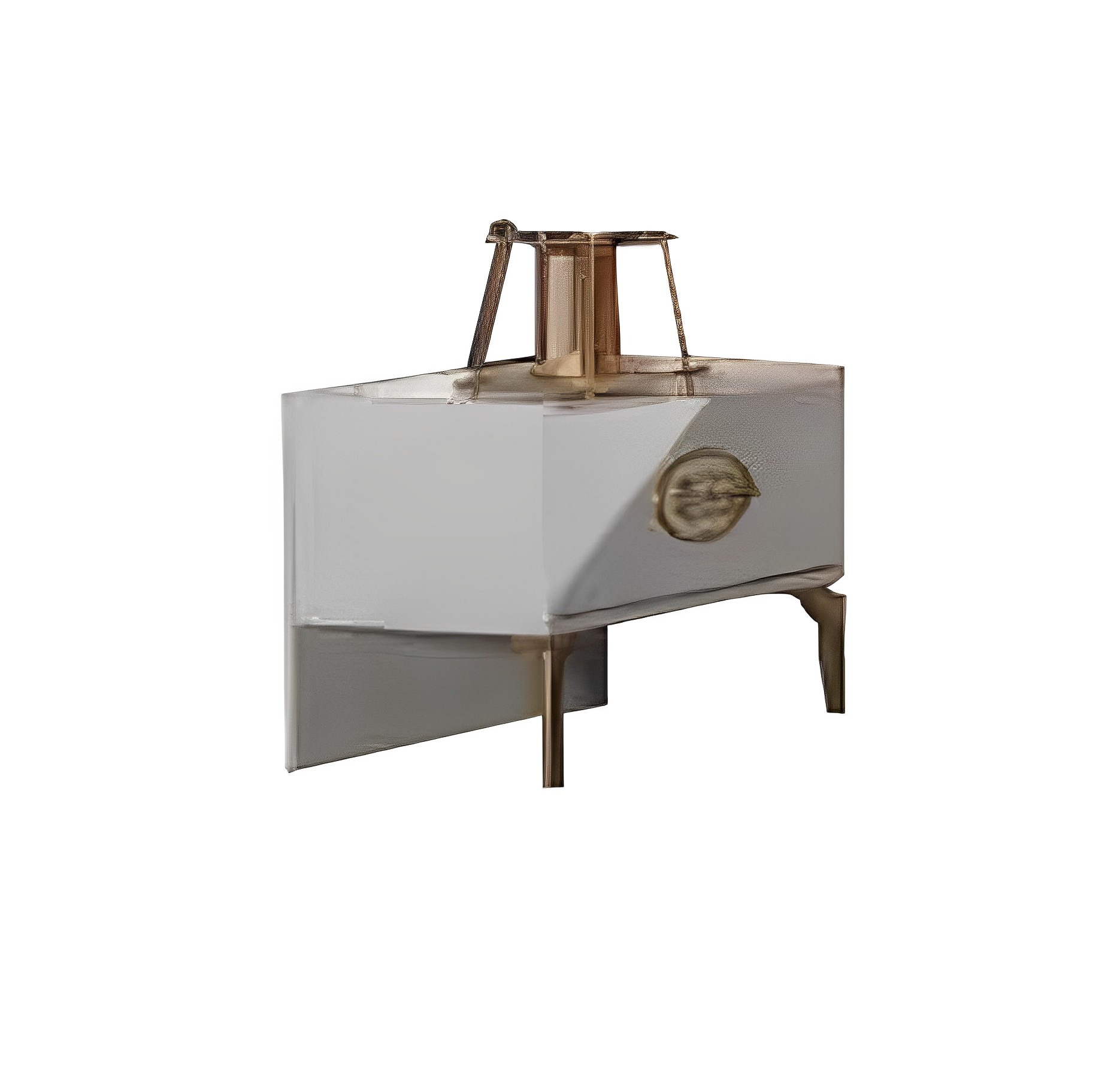 Nachttisch aus Holz für ein gemütliches Jugendzimmer-Design Stilvolle Weiß