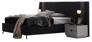 Luxus Schlafzimmer Komplett 3tlg Modern Bett Design 2x Nachttische Einrichtung