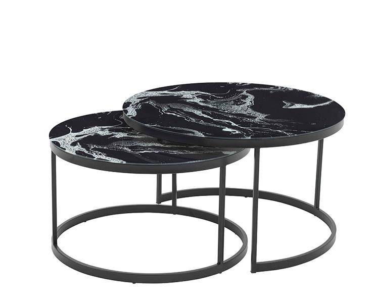 Modern Couchtisch 2x Couchtische Wohnzimmer Hochwertig luxuriöse Möbel Designer