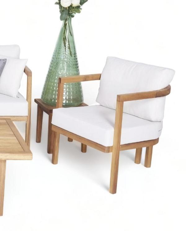 Gartensessel Polster Relaxsessel Balkon Terrasse Outdoor Lounge Stuhl Sessel