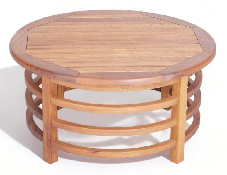 Gartenmöbel Couchtisch Loungetisch Rundtisch Holztisch Kaffeetisch