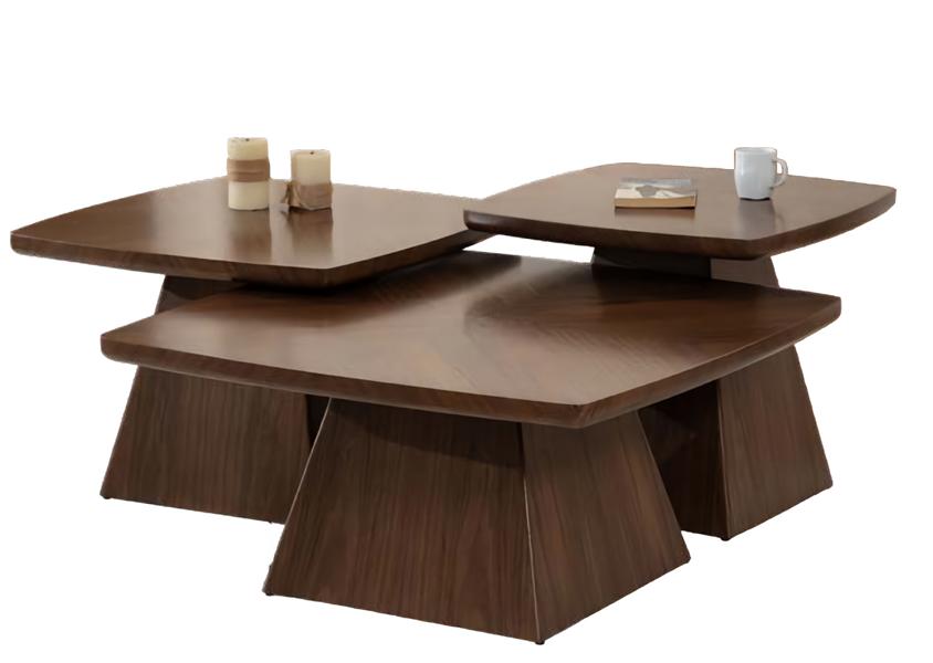 Set 3x Couchtische – Designer Kaffeetische stilvolle Wohnzimmermöbel neu modern