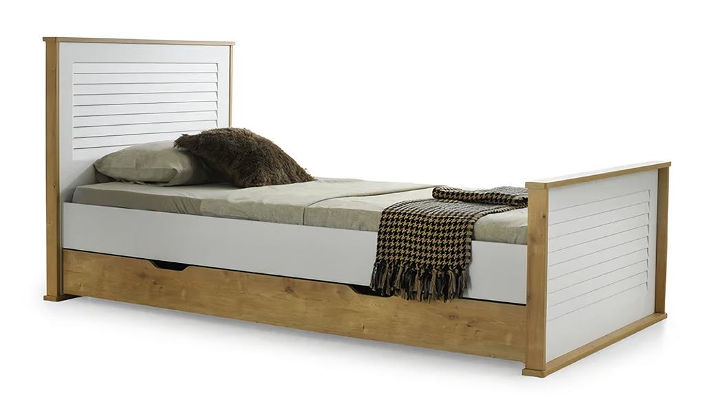 Weißes Einzelbett Designer Kinderzimmer Möbel Schlafzimmer Holzbett