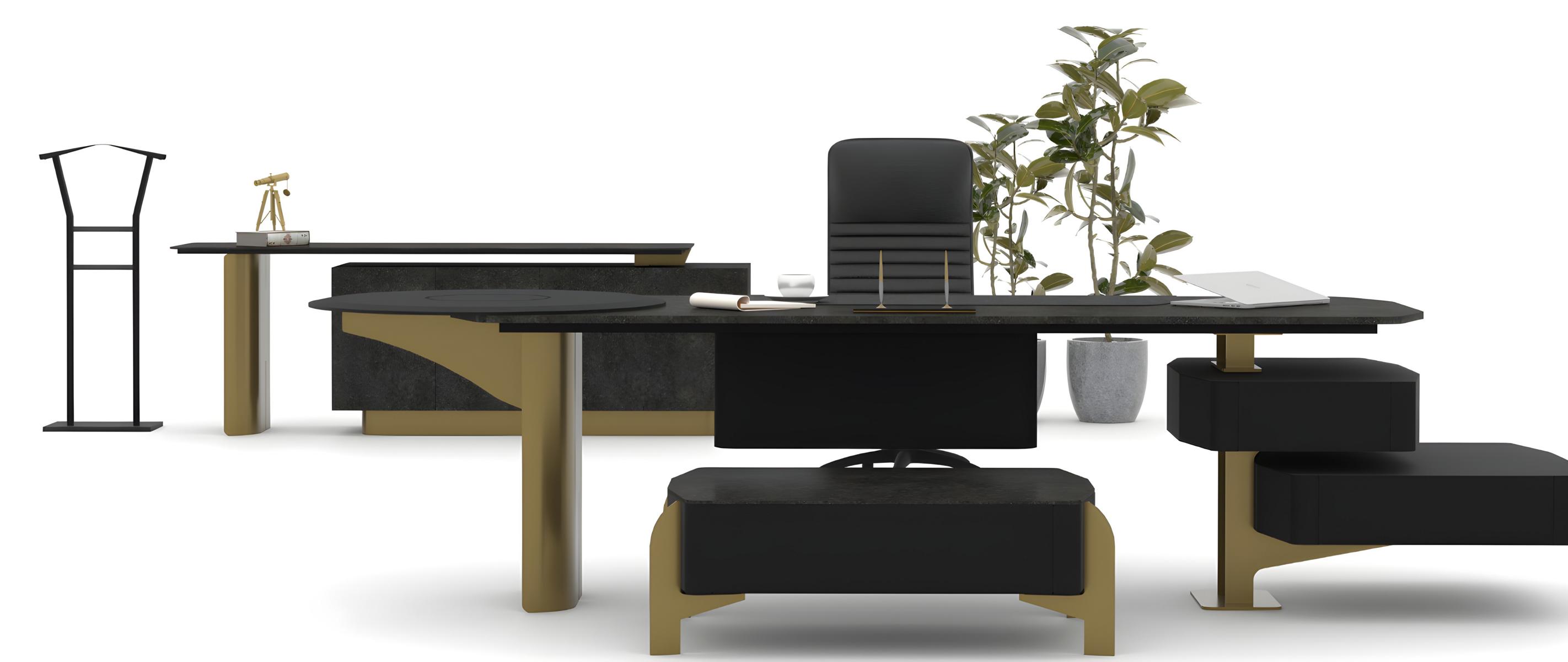 Schreibtisch Büroschrank Couchtisch Arbeitszimmer Luxus Büroausstattung
