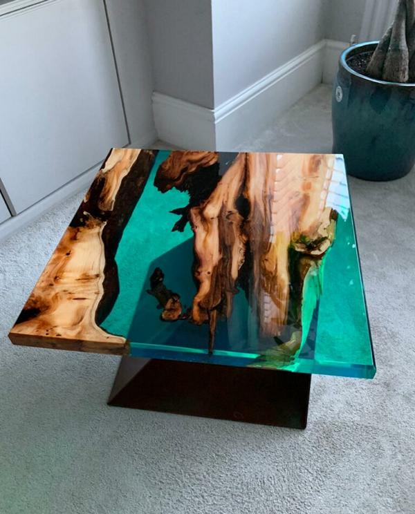 Hochwertig Couchtisch Luxus Design Holz Braun Möbel Wohnzimmer Couchtische