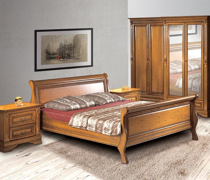 Schlafzimmer Designer Bett 2x Nachttische Luxuriöses Einrichtung Komplett