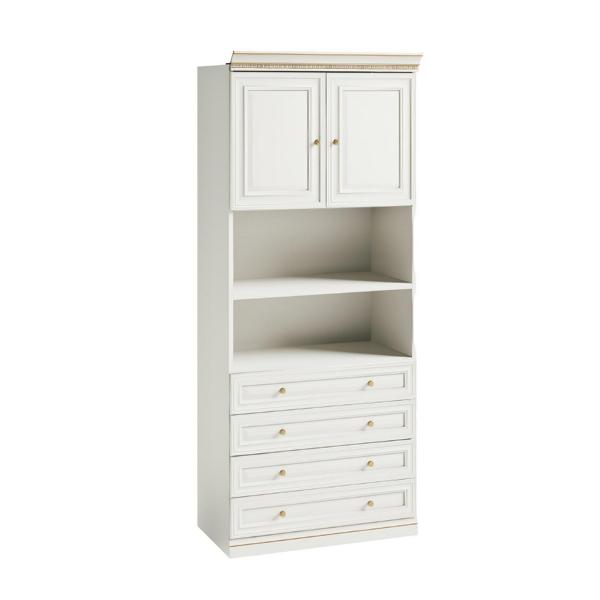 Massivholzschrank Schrank Garderobenschrank Hochschrank Kleiderschrank