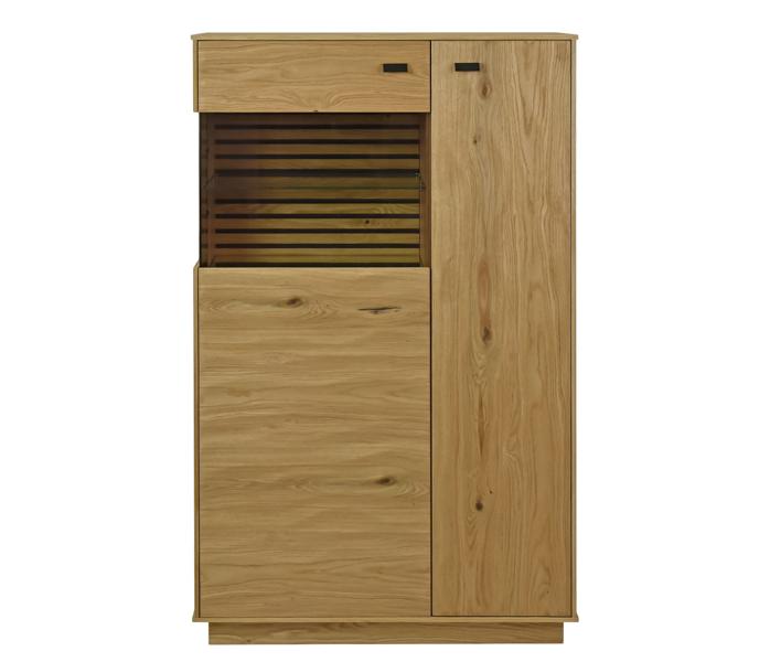 Kommodenschrank Hochkommode Aufbewahrungsschrank Glasdisplay