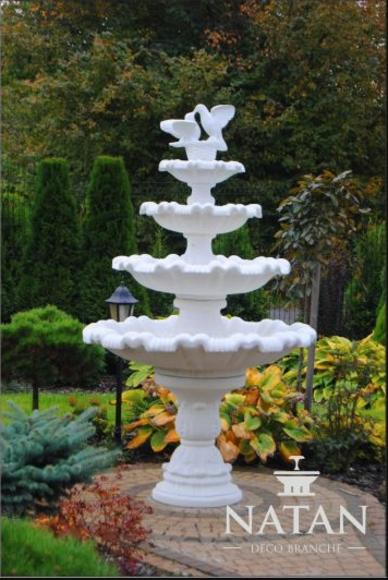 Springbrunnen Garten Teich Brunnen 213 cm Steinbrunnen Gartenbrunnen Sofort