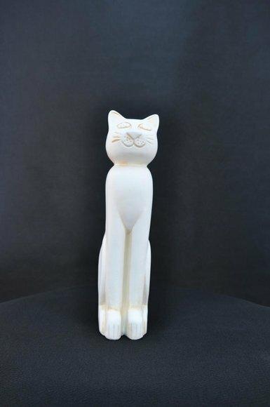 42cm Design Katze Dekoration Figur Skulptur Acryl Deko Statue Figuren