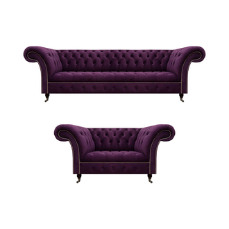 Modern Design Möbel 2x Sofas Polstermöbel Sofagarnitur Wohnzimmer