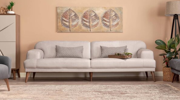 Sofa für drei Großsofa Dreisitzmöbel Komfortsofa Dreiersofa Big Couch Sofa