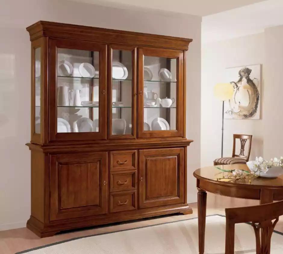 Vitrine Italienische Luxus Möbel Vitrinen Holzschrank Design Schrank Sofort