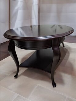 Rundtisch Tisch Couchtisch Tische Echtholz Massivholz Beistelltisch Serviertisch Sofort