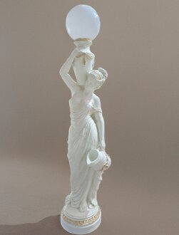 Stehleuchte Lampe Leuchte Statue Figur Skulpturen Skulptur Sofort