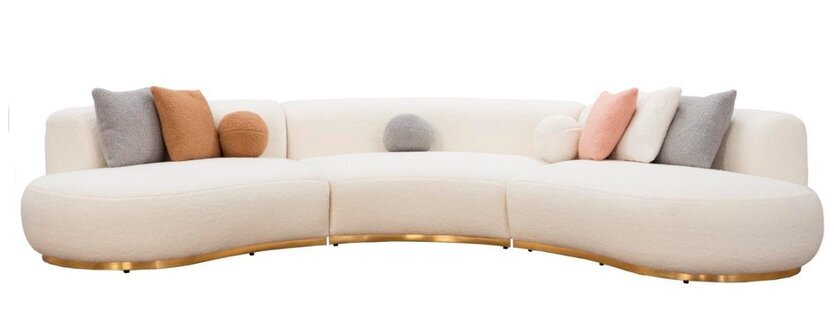 Wohnlandschaft xxl sofa Large corner sofa Fabric sofa Sofort