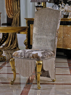 Esszimmer Sessel Lehnstuhl Luxus Stühle Neu Gold Stühle thron Samt Stuhl sofort