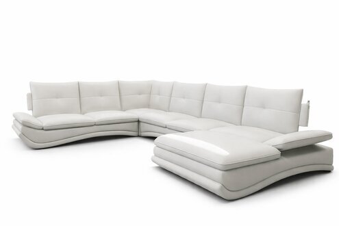 Ledersofa XXL U Form Wohnzimmer Couch Sofa Big Ledercouch Sofas Ecksofa Sofort