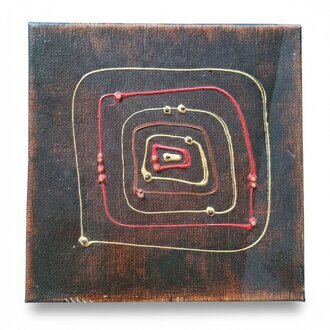 Ein faszinierendes abstraktes Gemälde, meisterhaft mit hochwertigen Ölfarben gestaltet Sofort