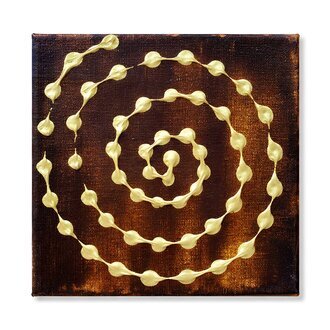 Einzigartiges abstraktes Kunstwerk, das mit feinster Ölmalerei Tiefe und Emotion vermittelt Sofort