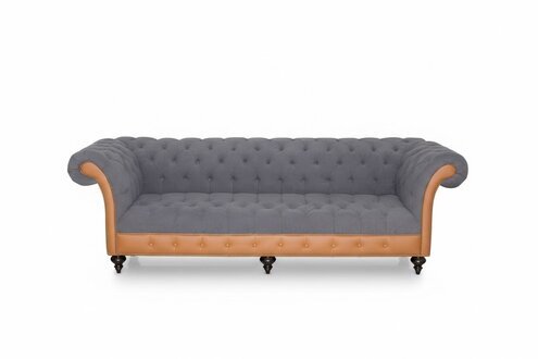 Chesterfield Couch Polster Sofas Klassische Textil Sofa 4 Sitzer Couchen Sofort