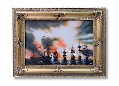 Handgemaltes abstraktes Ölgemälde auf hochwertiger Leinwand im modernen Stil Sofort