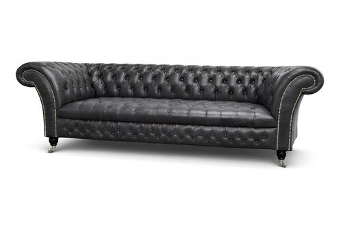 Chesterfield Vintage Echtleder Luxus Sofa Original Couch Sitz 100% Leder Sofort